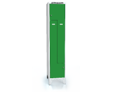 Cloakroom locker Z-shaped doors ALDOP with feet 1920 x 400 x 500